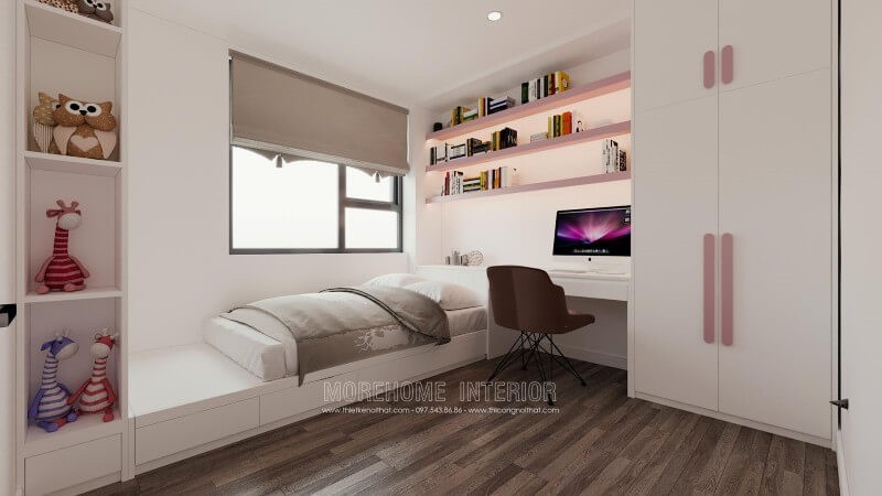 Giường ngủ gỗ công nghiệp có ngăn kéo