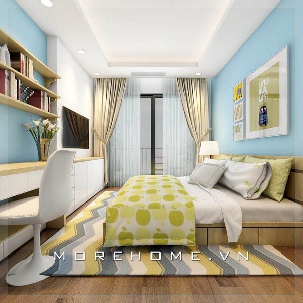 Giường ngủ gỗ công nghiệp có ngăn kéo