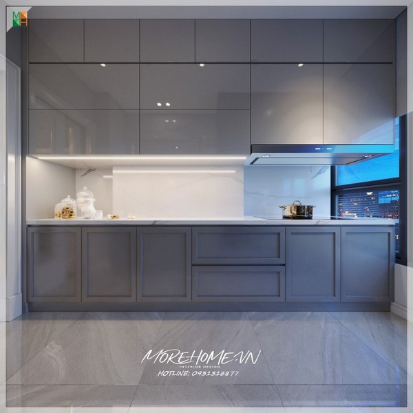 tủ bếp gỗ công nghiệp