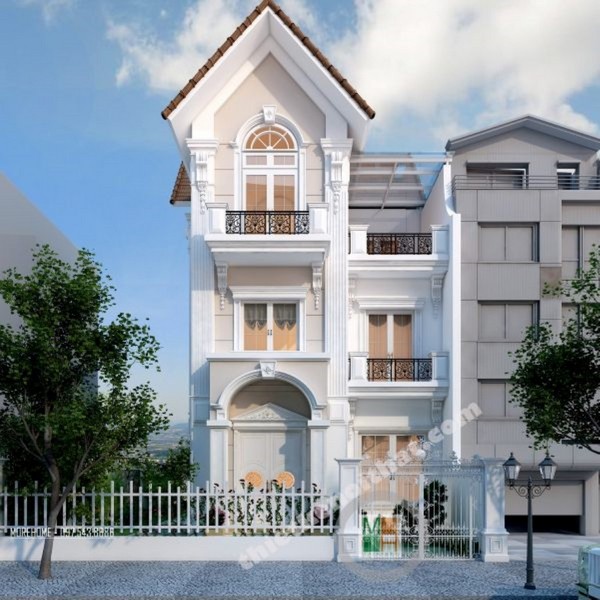 Thiết kế biệt thự liền kề 3 tầng