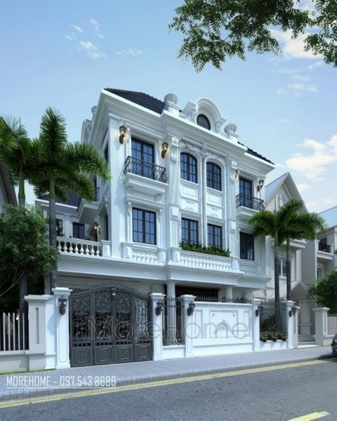 Thiết kế biệt thự liền kề 3 tầng