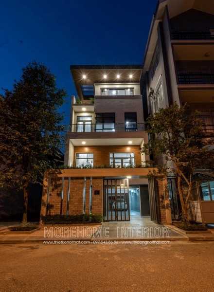 Thiết kế biệt thự liền kề 3 tầng
