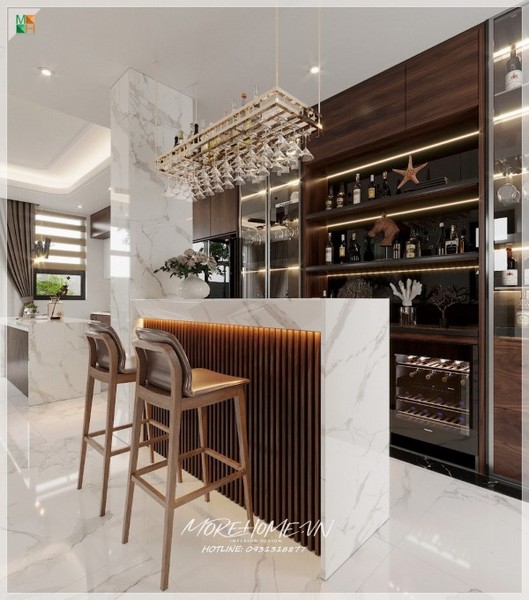 Thiết kế nội thất biệt thự tại Bắc Ninh