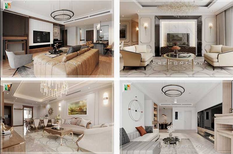 Thiết kế nội thất chung cư Comerce Hoàng Huy Mall