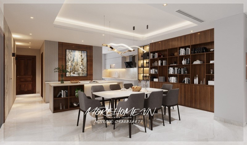 Thiết kế nội thất chung cư Mipec