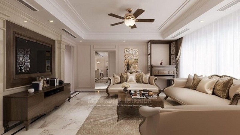 Thiết kế nội thất chung cư Hateco Laroma