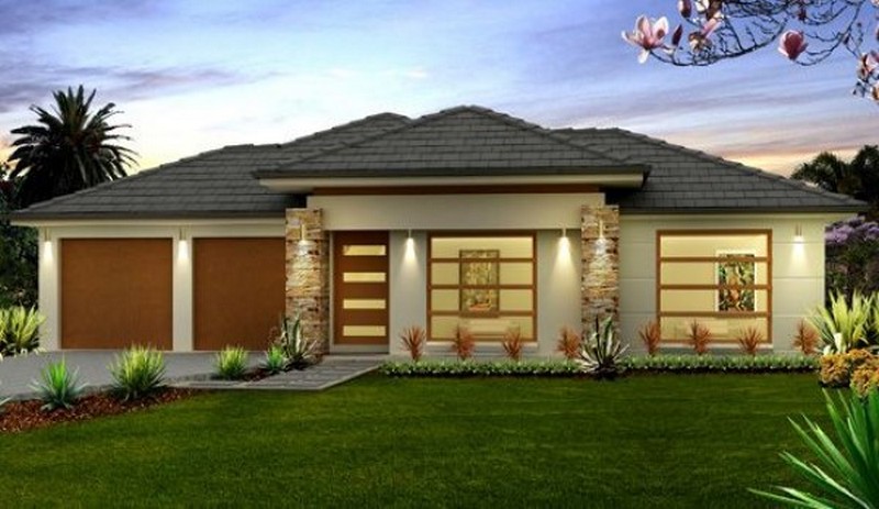 Mẫu biệt thự 1 tầng hiện đại
