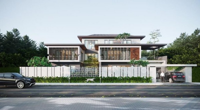 Mẫu thiết kế biệt thự 2 tầng hiện đại