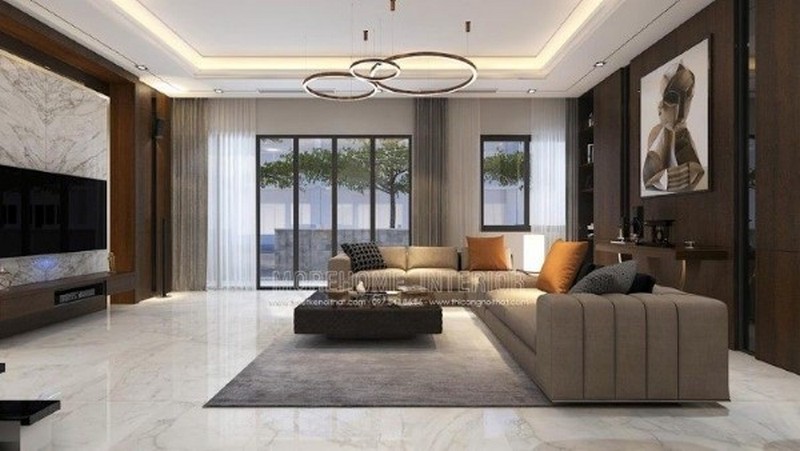 Mẫu thiết kế biệt thự 2 tầng hiện đại