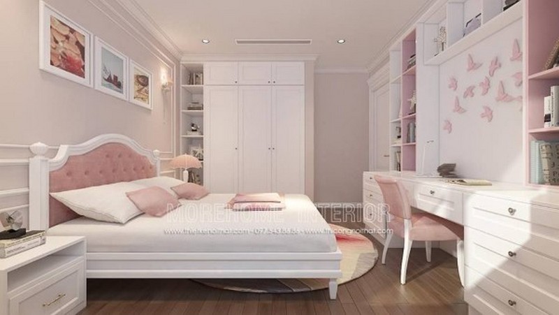 Thiết kế phòng ngủ biệt thự tân cổ điển