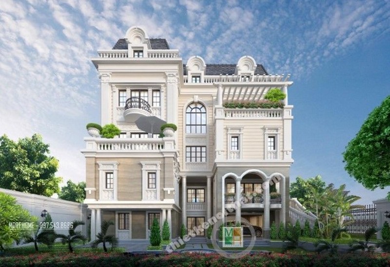 Thiết kế biệt thự tân cổ điển Pháp tại Nam Định