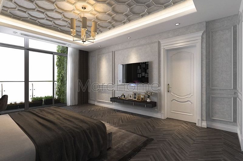 trần thạch cao phòng ngủ hiện đại trần thạch cao phòng ngủ hiện đại