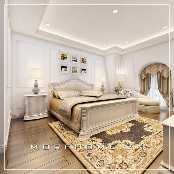 trần thạch cao phòng ngủ tân cổ điển trần thạch cao phòng ngủ tân cổ điển