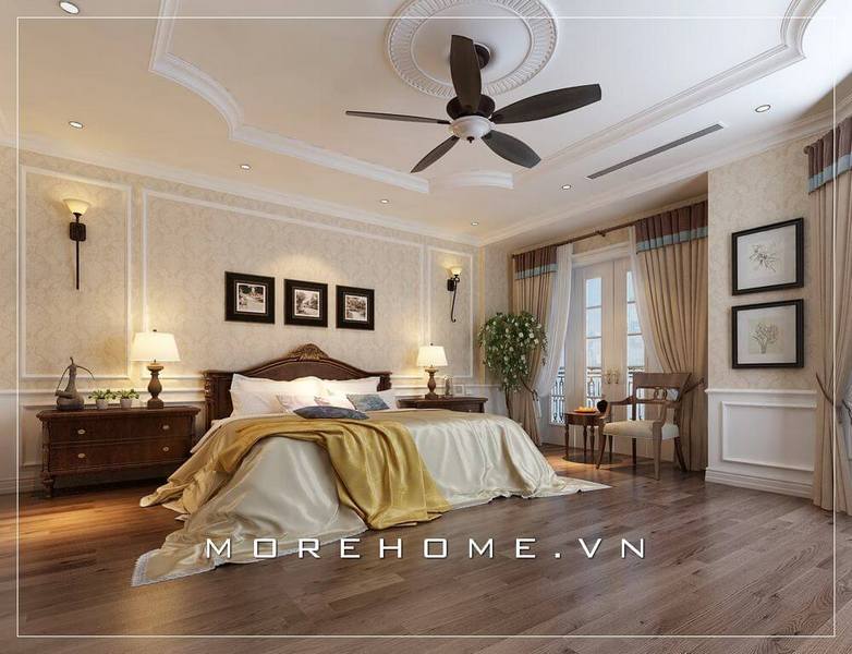 trần thạch cao phòng ngủ tân cổ điển trần thạch cao phòng ngủ tân cổ điển