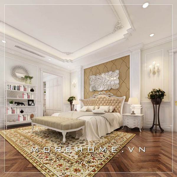trần thạch cao phòng ngủ tân cổ điển trần thạch cao phòng ngủ tân cổ điển