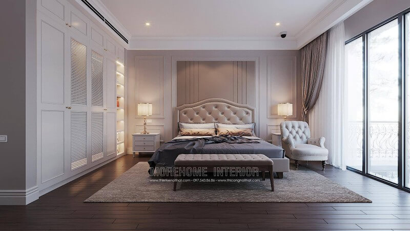 phòng ngủ tân cổ điển