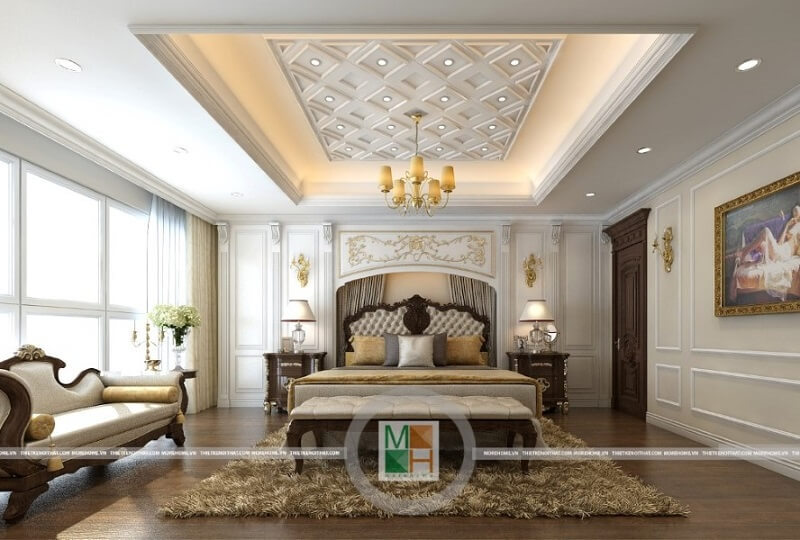 phòng ngủ tân cổ điển