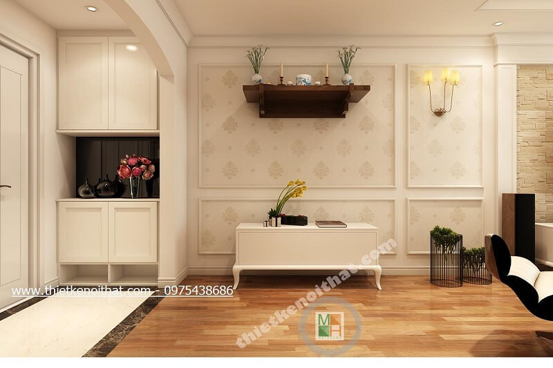 Bàn thờ treo tường cho chung cư hiện đại Bàn thờ treo tường cho chung cư hiện đại