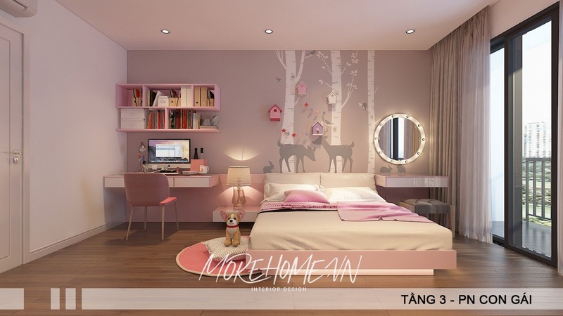 Bàn trang điểm không chân