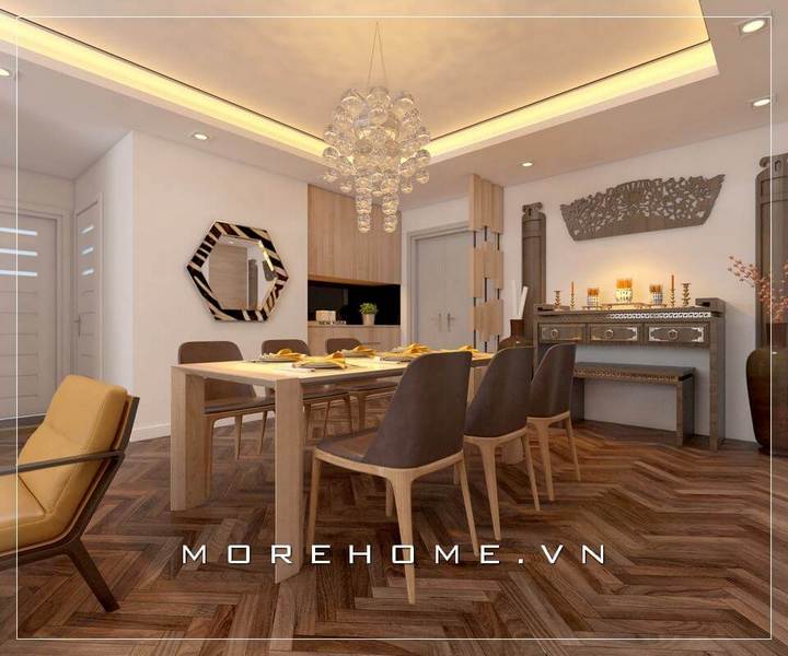 Bàn ghế ăn biệt thự đẹp