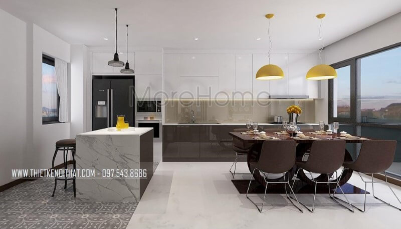 Bàn ghế ăn biệt thự đẹp