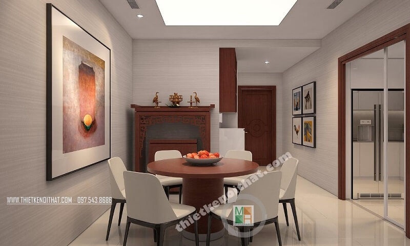 Bàn ghế ăn biệt thự đẹp