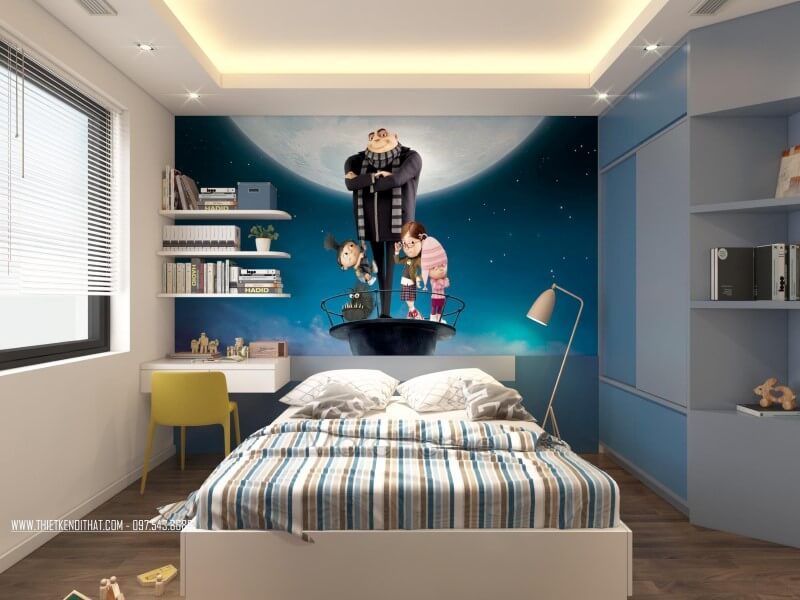 bàn học liền giá sách chất lượng tại Hà Nội