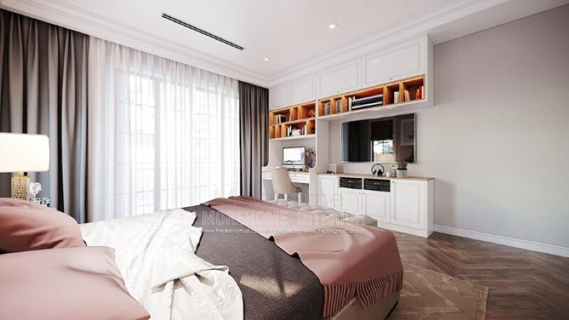 bàn học liền giá sách chất lượng tại Hà Nội