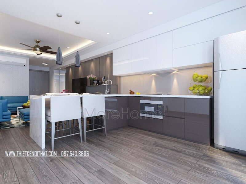 thiết kế phòng bếp