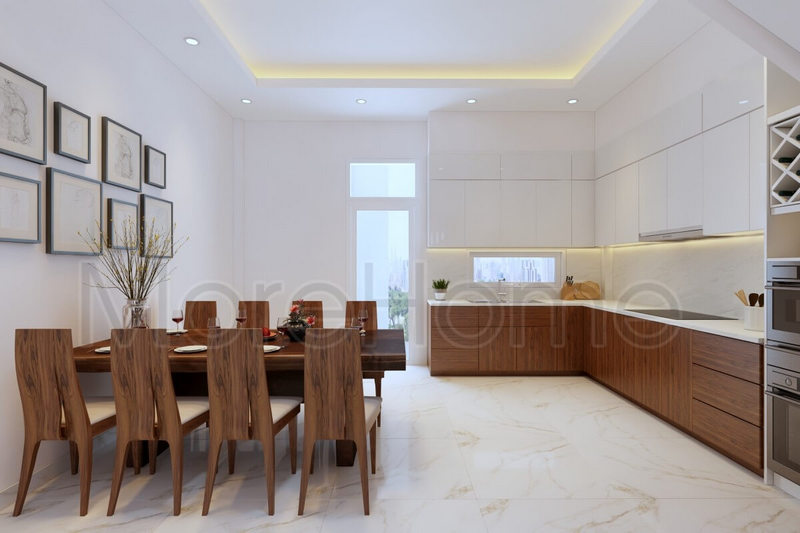 thiết kế phòng bếp