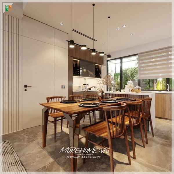 Trần thạch cao phòng bếp