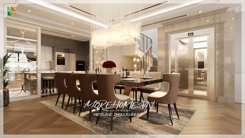 Trần thạch cao phòng bếp