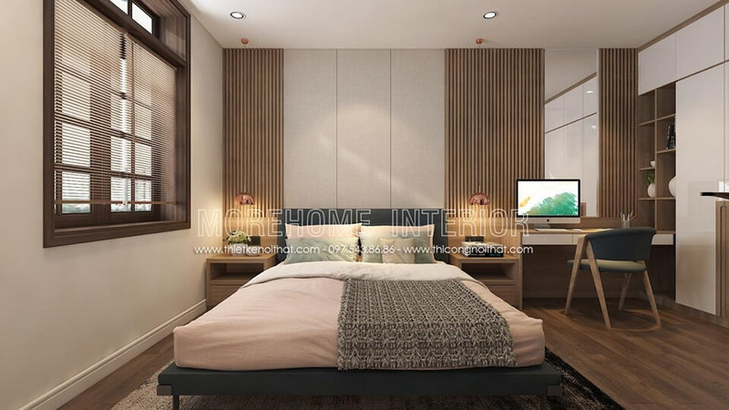 Nội thất phòng ngủ gỗ tự nhiên