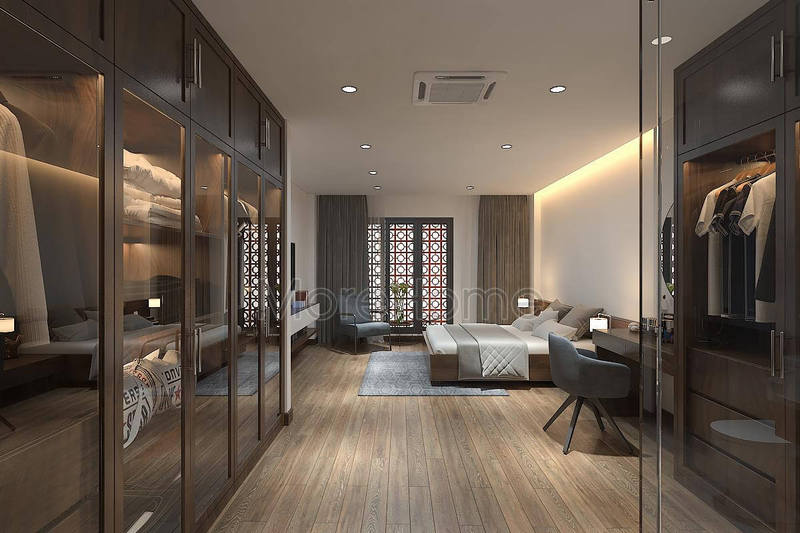 Nội thất phòng ngủ gỗ tự nhiên