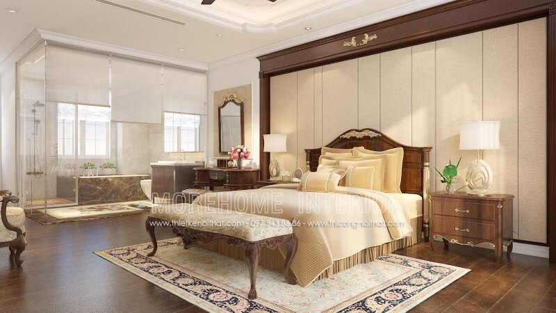 Nội thất phòng ngủ gỗ tự nhiên