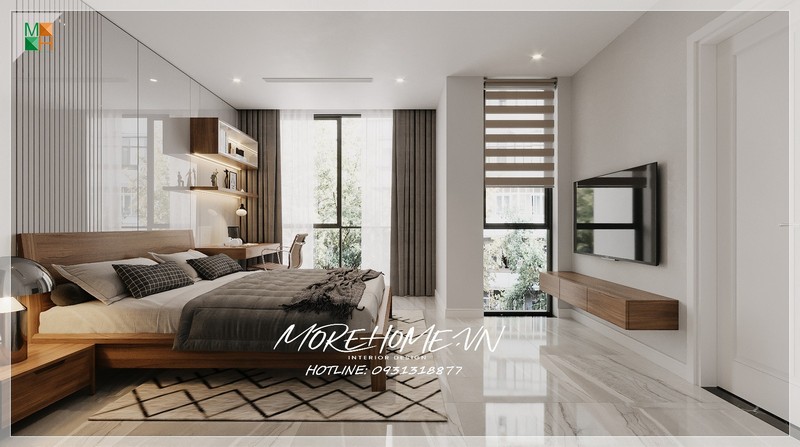 Nội thất phòng ngủ gỗ tự nhiên