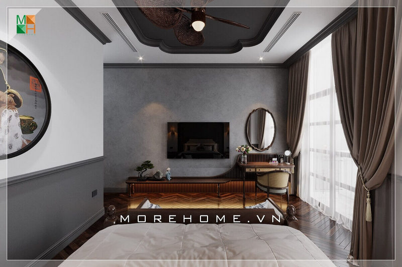 Nội thất phòng ngủ gỗ tự nhiên