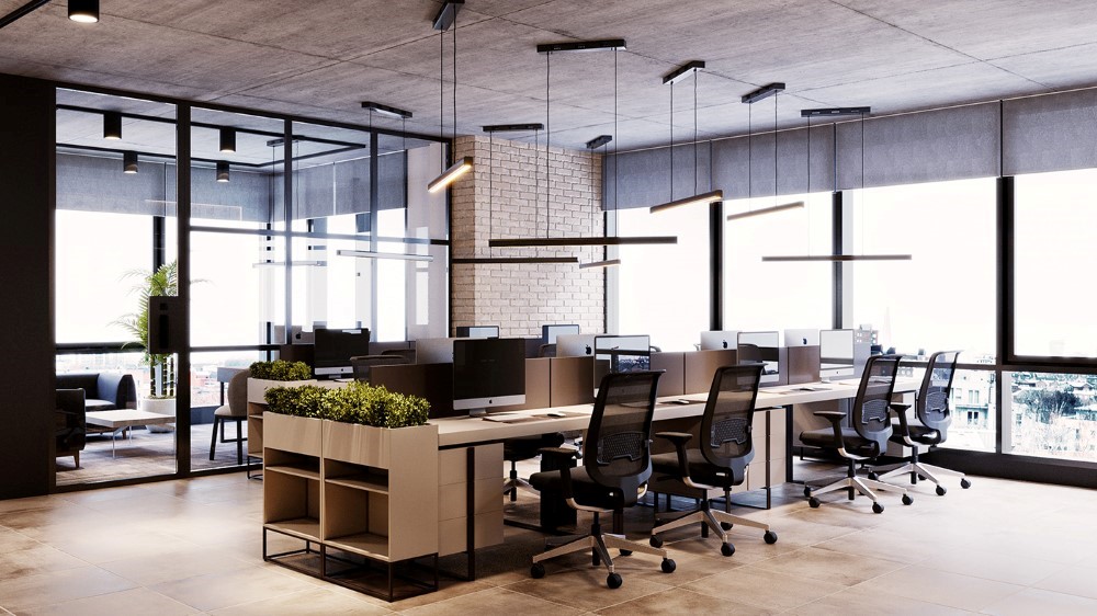 Thiết kế văn phòng hiện đại