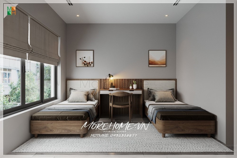 Thiết kế biệt thự 4 phòng ngủ