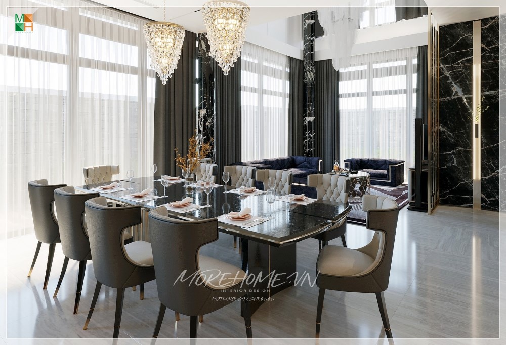 Thiết kế biệt thự 4 phòng ngủ