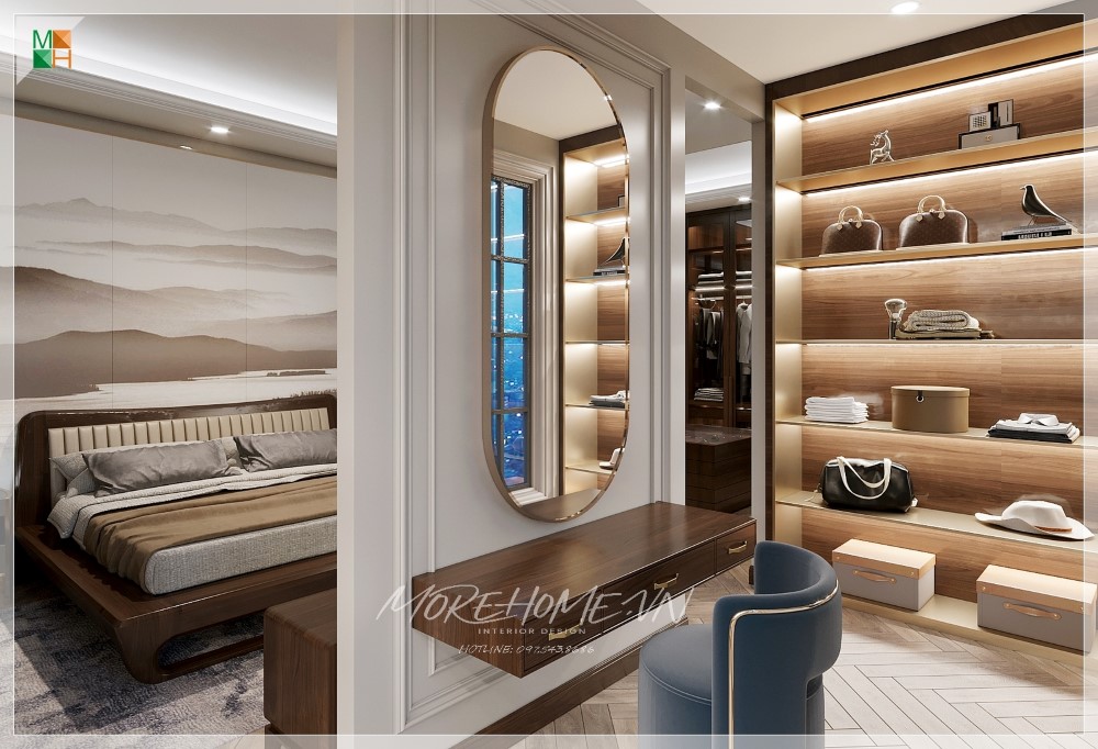 Thiết kế biệt thự 4 phòng ngủ