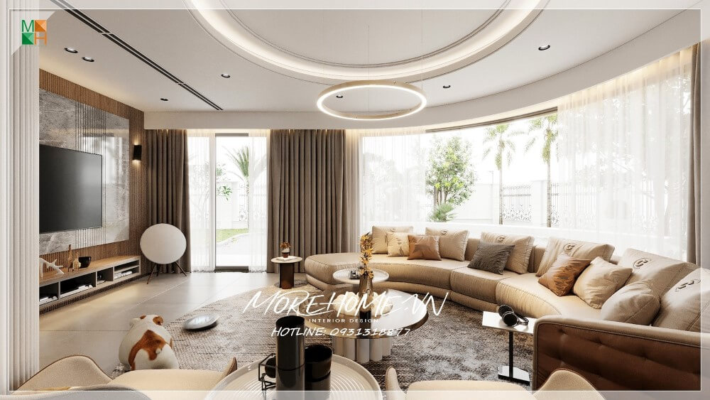 Thiết kế nội thất biệt thự hiện đại