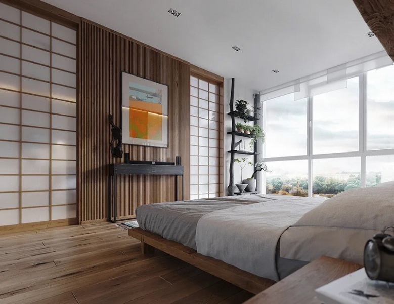 Thiết kế nội thất chung cư phong cách Nhật Bản