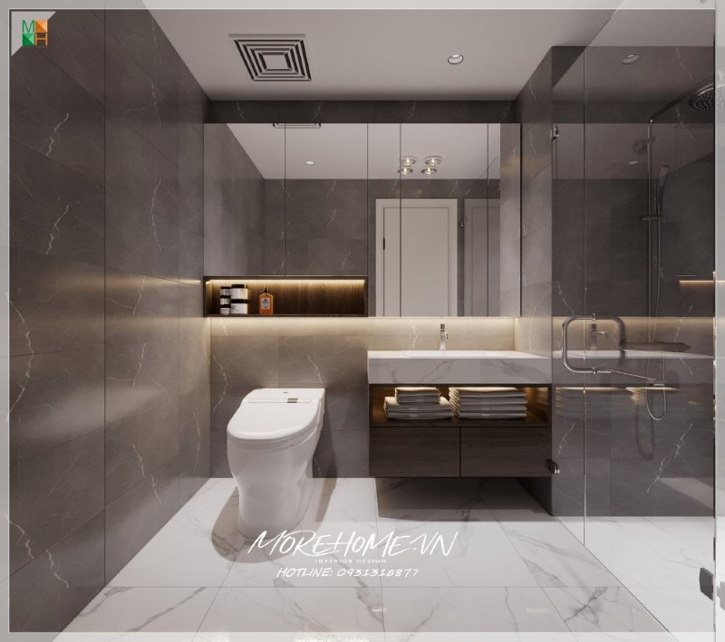 Thiết kế nội thất chung cư phong cách tối giản