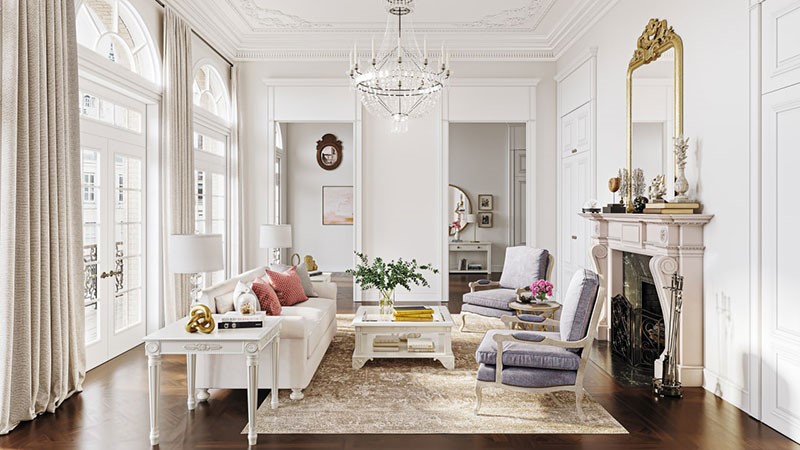 Thiết kế nội thất kiểu châu âu