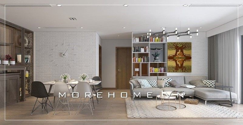 Thiết kế nội thất căn hộ chung cư từ 50m2 - 59m2