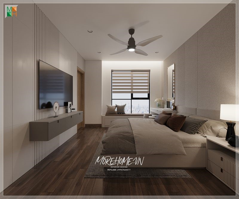 Thiết kế nội thất căn hộ chung cư từ 50m2 - 59m2
