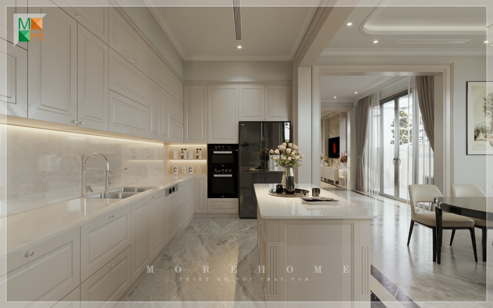 Thiết kế phòng bếp chung cư