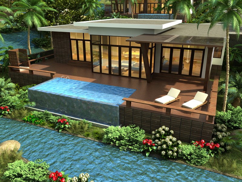 thiết kế biệt thự nghỉ dưỡng