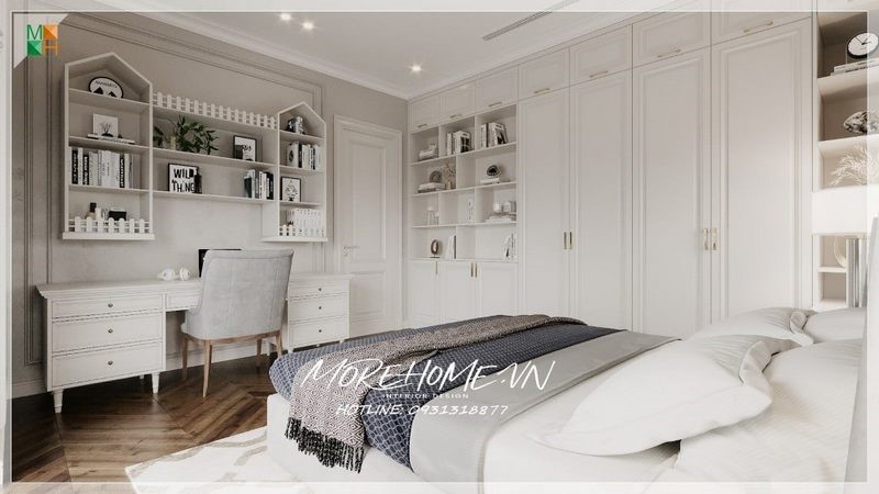 Bàn làm việc tại nhà bằng gỗ